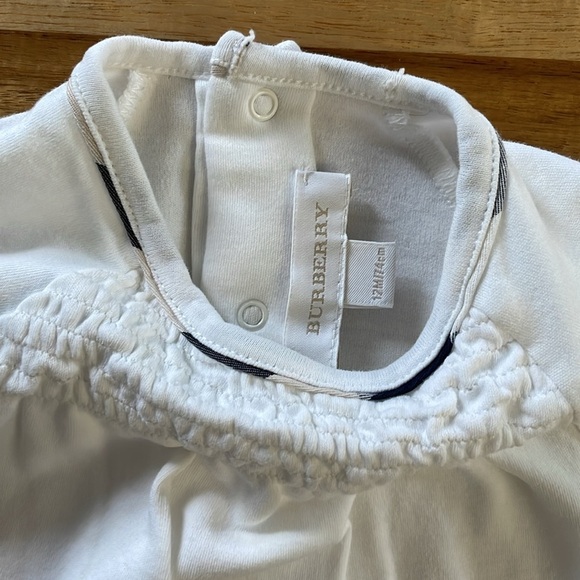 Burberry Long Sleeve Dress, size 12m - Picture 2 of 3